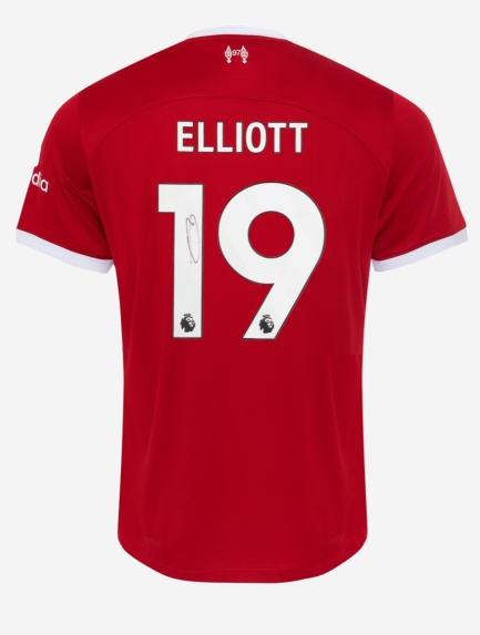 Harvey Elliot - 23/24 Nike signed shirt