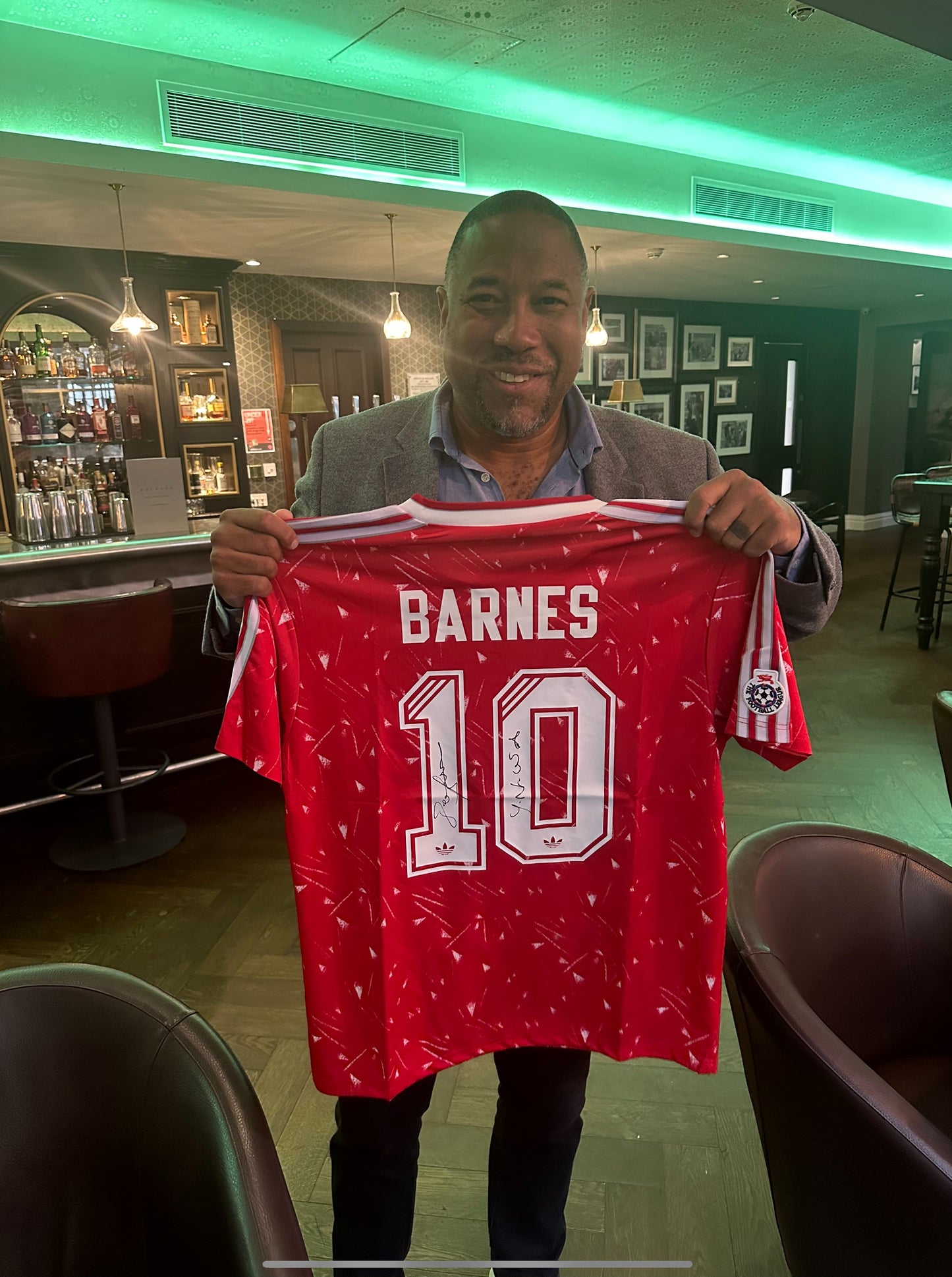 Personalise your John Barnes Shirt