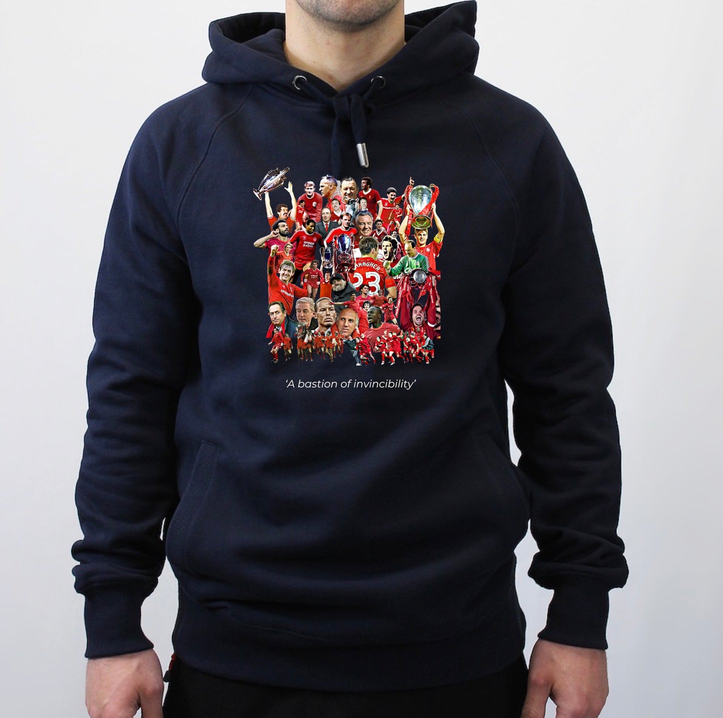 ‘A bastion of invincibility’ Hoodie - Navy